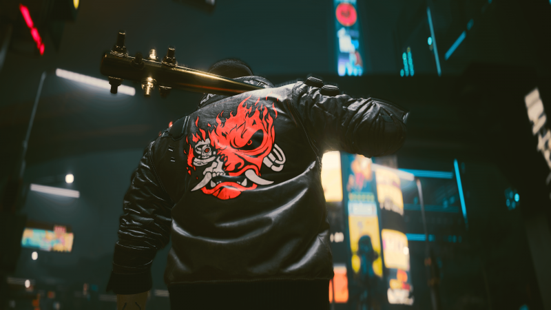 Samurai jacket, Cyberpunk 2077, Wallpaper