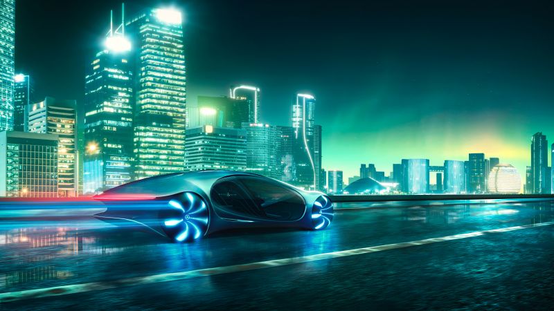 Mercedes-Benz Vision AVTR, Concept cars, 5K, Futuristic