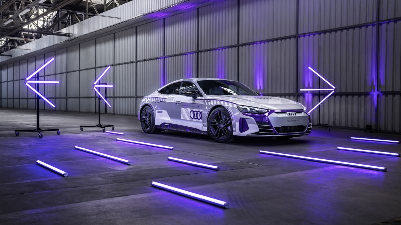 Audi RS e-tron GT, 5K, Electric cars, Aesthetic, Wallpaper
