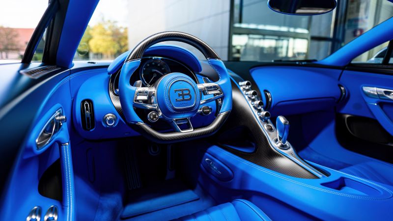 Bugatti Chiron Super Sport, Interior, 5K, Wallpaper