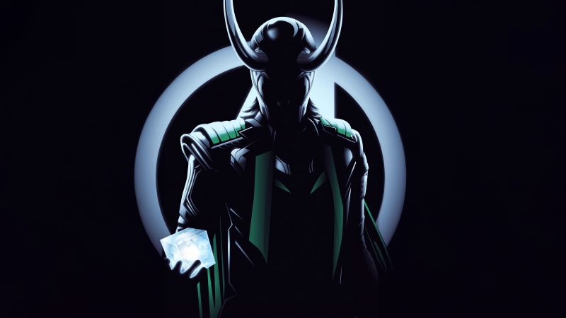 Loki, Artwork, Season 2, AMOLED, 5K, Dark aesthetic, Wallpaper