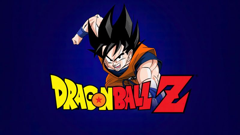 Dragon Ball Z, 8K, Son Goku, 5K, Blue background, Wallpaper