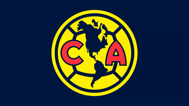 Club America, 8K, Logo, Football club, Dark background, 5K