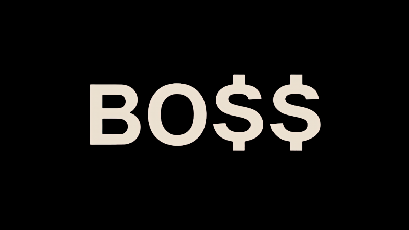 Boss, Dollar, Forex, Trading, Black background, AMOLED, 5K, Wallpaper