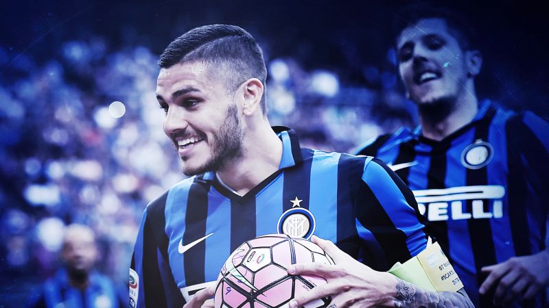 Mauro Icardi, Inter Milan, Football, Soccer, Blue, Wallpaper