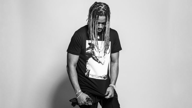 PartyNextDoor, Black and White, Canadian singer, Monochrome, Wallpaper