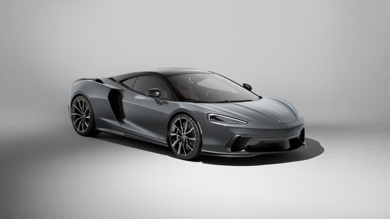 McLaren GTS, 8K, 2024, Supercar, 5K, Grey, Wallpaper