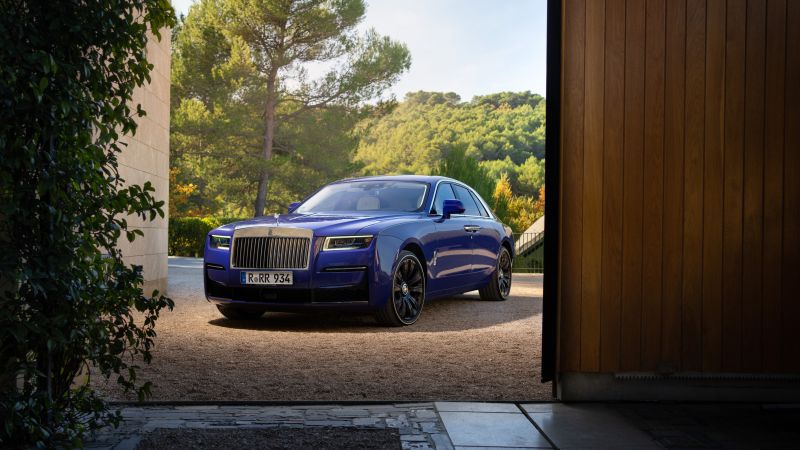Rolls-Royce Ghost, Purple, 5K, 8K, Wallpaper