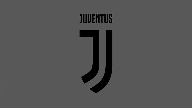 Juventus FC, Minimalist, Grey background, 5K, Logo, Football club, Wallpaper