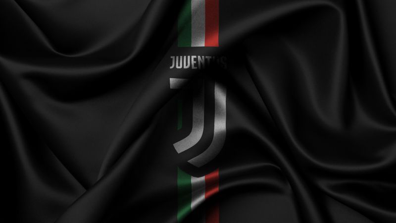 Juventus FC, Dark background, Football club, Wallpaper