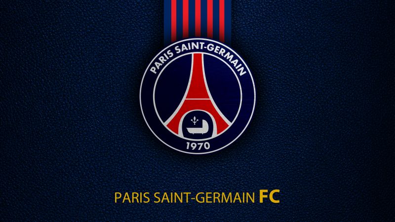 Paris Saint-Germain, Football team, Logo, Dark blue, Wallpaper