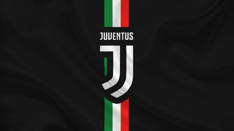 Juventus FC, Dark theme, 5K, Logo, Football club, Wallpaper