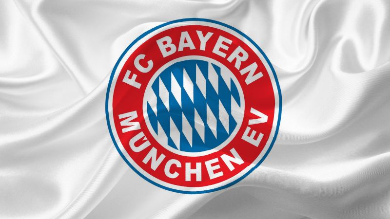 FC Bayern Munich, White background, Football club, Wallpaper