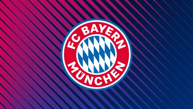 FC Bayern Munich, Abstract background, 5K, Logo, Wallpaper