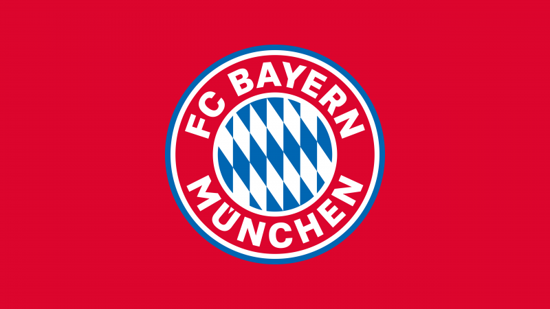 FC Bayern Munich, Minimalist, Red background, 5K, Logo, Wallpaper