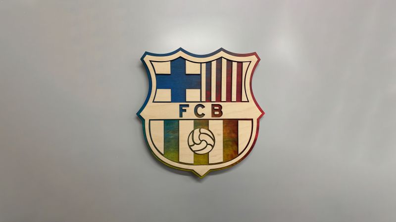 FC Barcelona, Badge, Football club, FCB, 5K, Wallpaper