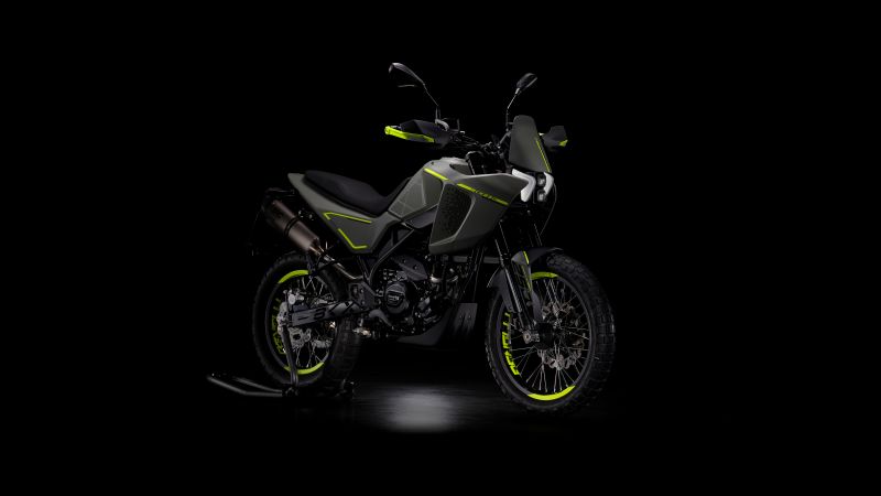 Benelli BKX 250, Adventure motorcycles, 5K, Black background, 8K, Wallpaper