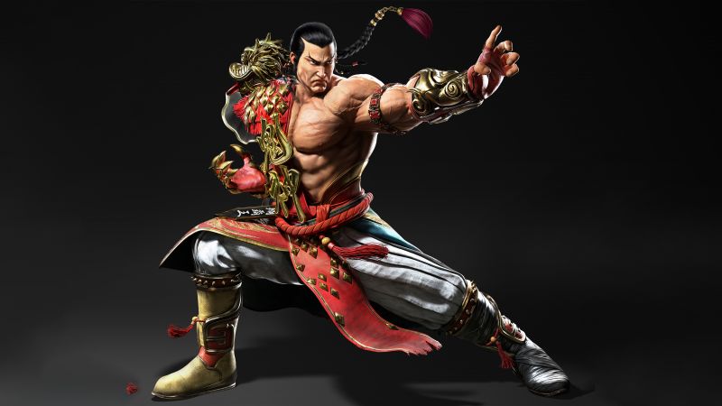 Feng Wei, Tekken 8, Dark background, Wallpaper