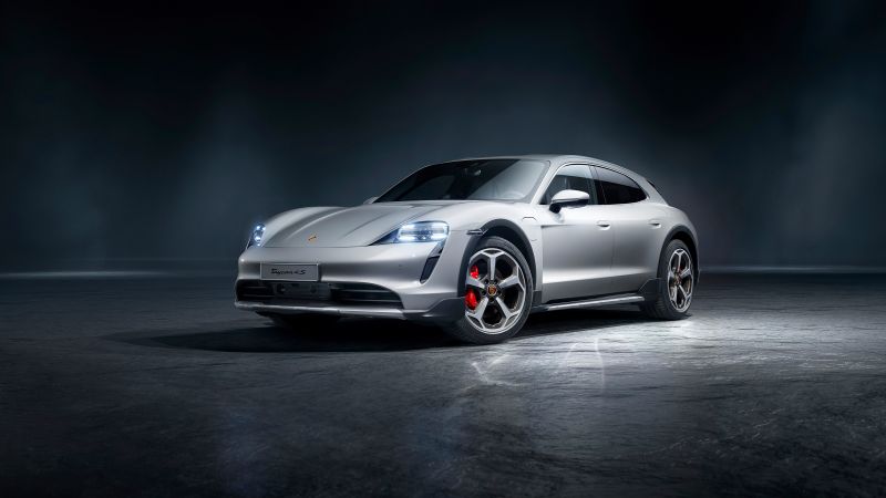 Porsche Taycan 4S, Luxury sports car, 5K, Wallpaper