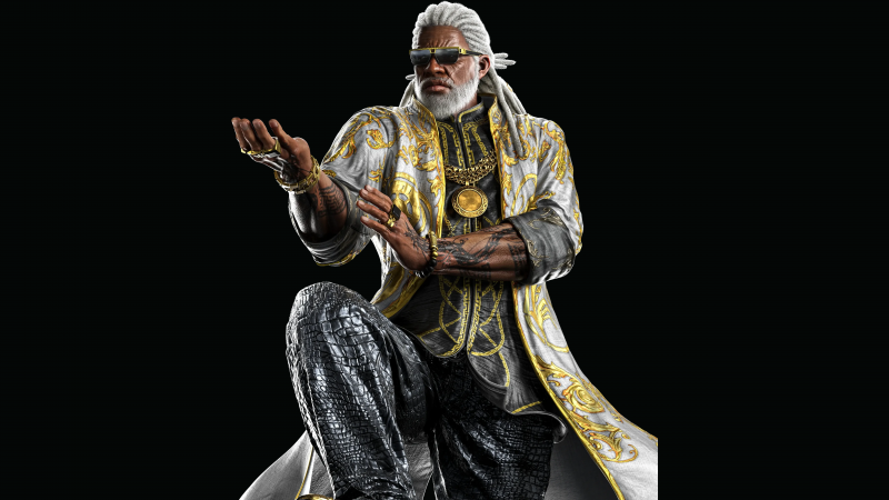 Leroy Smith, Tekken 8, 5K, Game Art, AMOLED, Black background