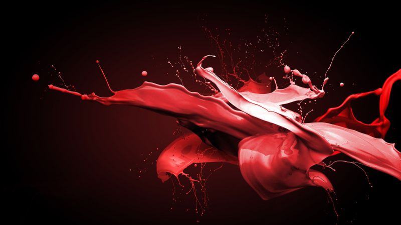 Acer Nitro, Gaming Laptop, 5K, Official, Red abstract, Wallpaper