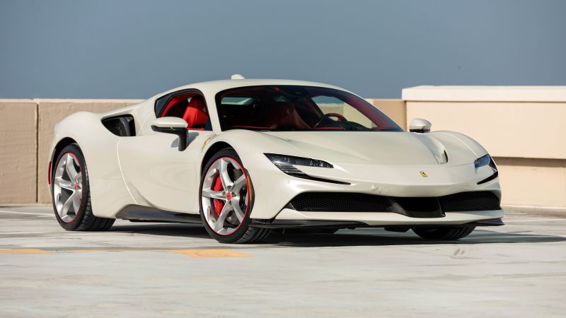 Ferrari SF90 Stradale, 8K, Luxury sports cars, Plug-In Hybrid, 5K, Wallpaper