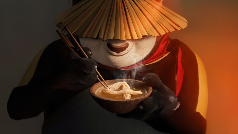 Po (Kung Fu Panda), Kung Fu Panda 4, Animation movies, 2024 Movies, Wallpaper