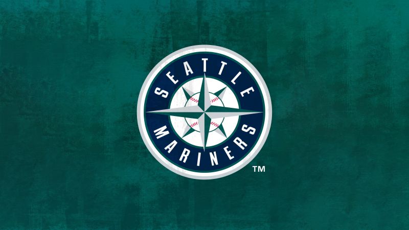 Seattle Mariners, Baseball team, Major League Baseball (MLB), 5K, Green background, Wallpaper
