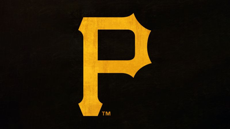Pittsburgh Pirates, Baseball team, Major League Baseball (MLB), 5K, Black background, Wallpaper