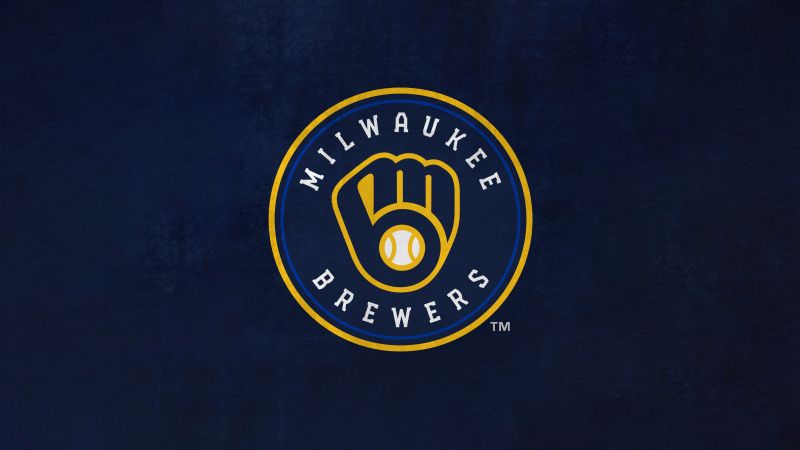 Milwaukee Brewers, Baseball team, Major League Baseball (MLB), 5K, Dark blue, Wallpaper