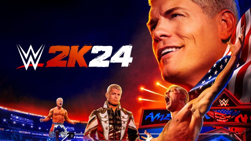 WWE 2K24, 2024 Games, Cody Rhodes, PlayStation 5, PlayStation 4, Xbox One, Xbox Series X and Series S, PC Games
