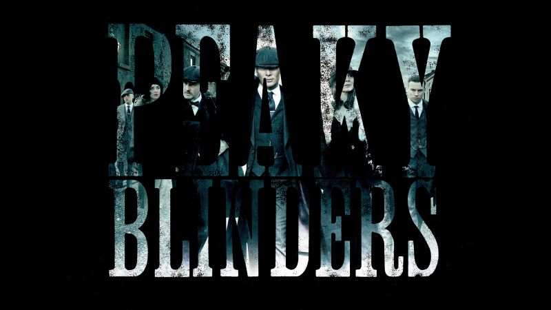 Peaky Blinders, Black background, 5K, TV series, Wallpaper