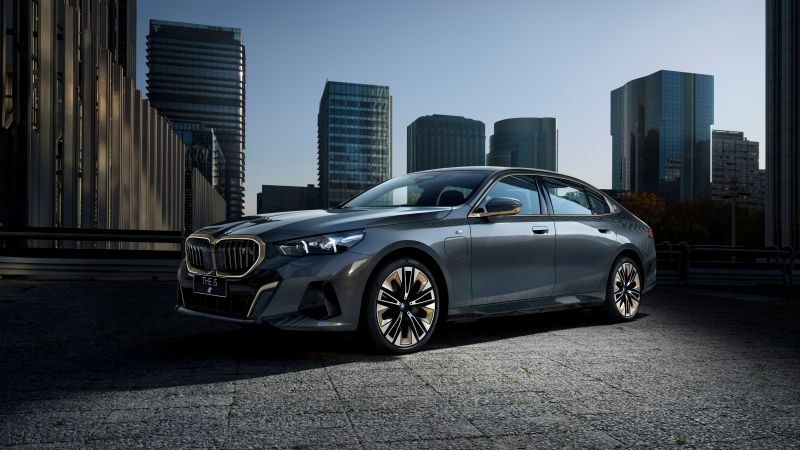 BMW i5 M Sport, 2024, Luxury electric cars, Electric Sedan, 5K, 8K, Wallpaper
