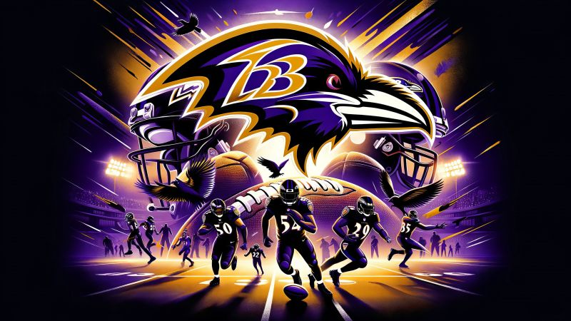 Baltimore Ravens, NFL team, Super Bowl, Soccer, Football team, Wallpaper