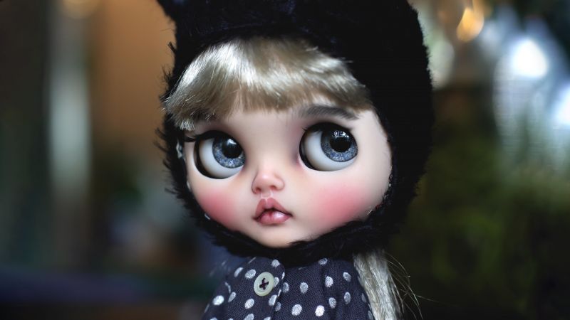 Blythe doll, Winter, Innocent, Adorable, 5K, Wallpaper