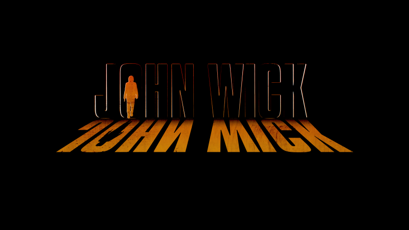 John Wick, Black background, Illustration, Keanu Reeves as John Wick, Baba Yaga, 5K, AMOLED, Wallpaper