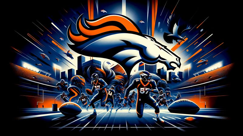 Denver Broncos, NFL team, Super Bowl, Soccer, Football team, Miles Mascot, Wallpaper