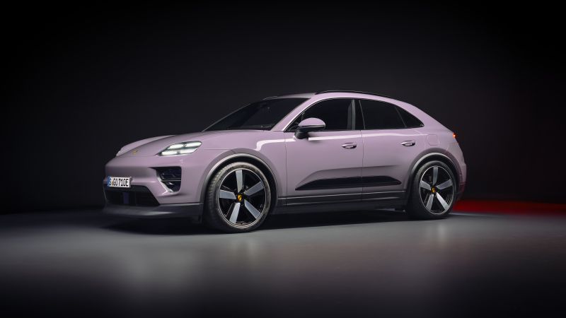 Porsche Macan 4, Electric cars, 2024, 5K, 8K, Dark background, Wallpaper