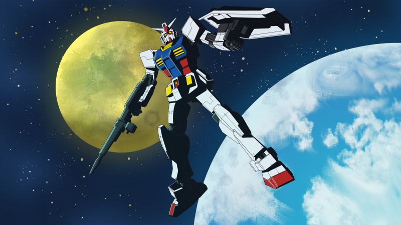 RX-78-2 Gundam, 5K, Mobile Suit Gundam, Wallpaper