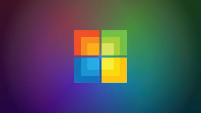 Windows 10, Colorful, Gradient background, Wallpaper