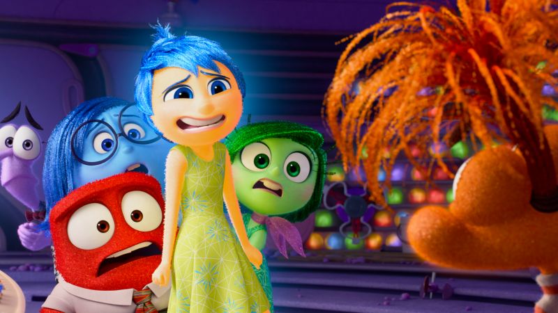 Inside Out 2, Animation movies, Pixar movies, 5K, 2024 Movies, Joy (Inside Out), Sadness (Inside Out), Anger (Inside Out), Fear (Inside Out), Disgust (Inside Out), Anxiety (Inside Out)