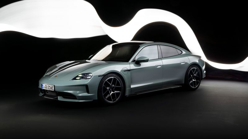 Porsche Taycan, 2024, 5K, 8K, Dark aesthetic