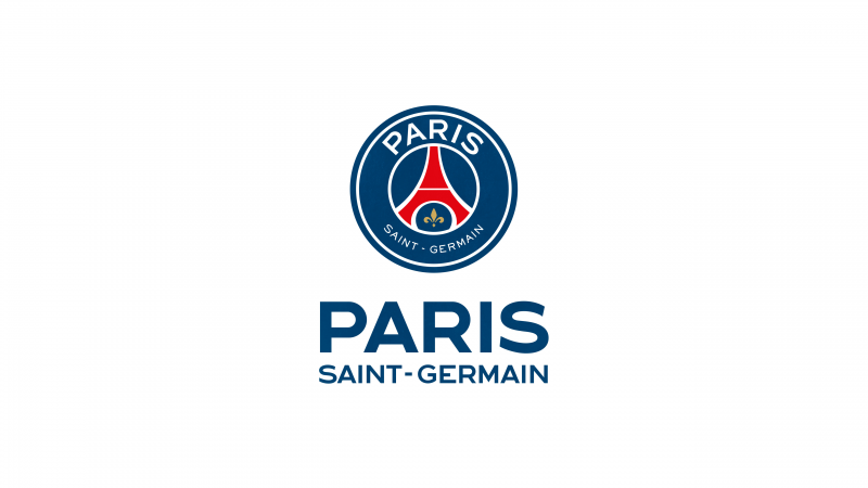 Paris Saint-Germain, Football club, 5K, Logo, White background, Wallpaper