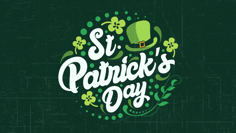 St. Patrick's Day, 5K, Green background, Irish, Wallpaper