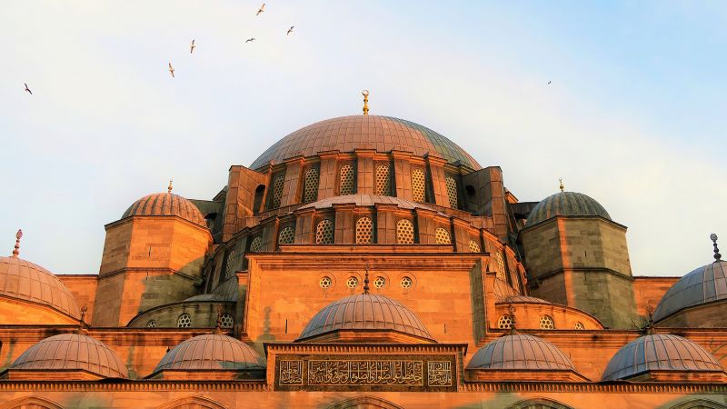New Mosque, Istanbul, Turkey, Ancient architecture, Dome