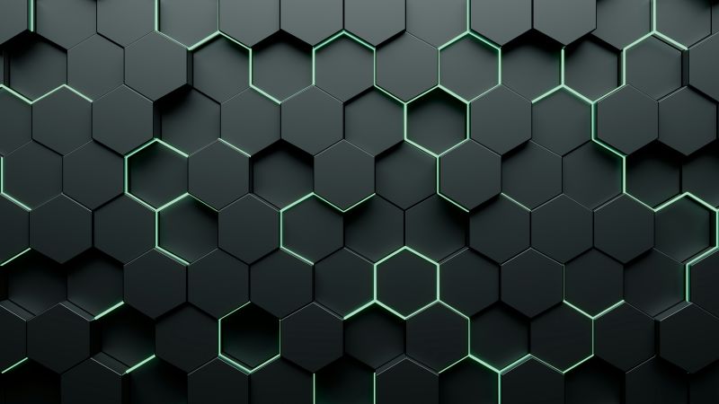 Honeycomb, Hexagons, Dark abstract, 3D background, Dark background, 5K, 8K, 10K, Wallpaper