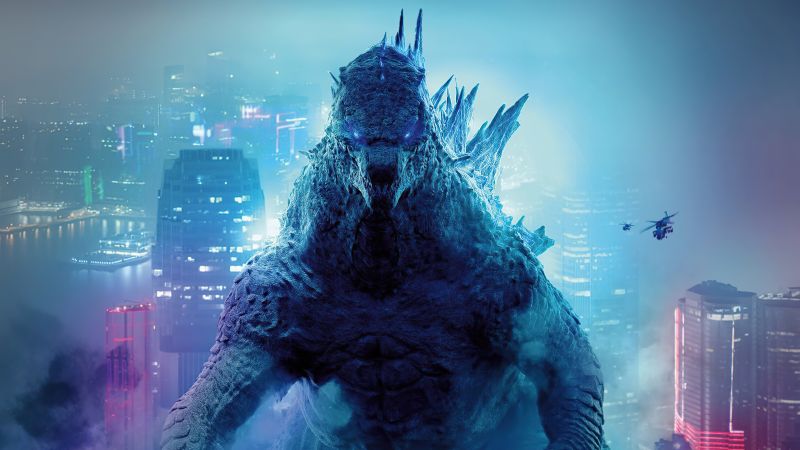 Godzilla, Godzilla vs Kong, 5K, Wallpaper