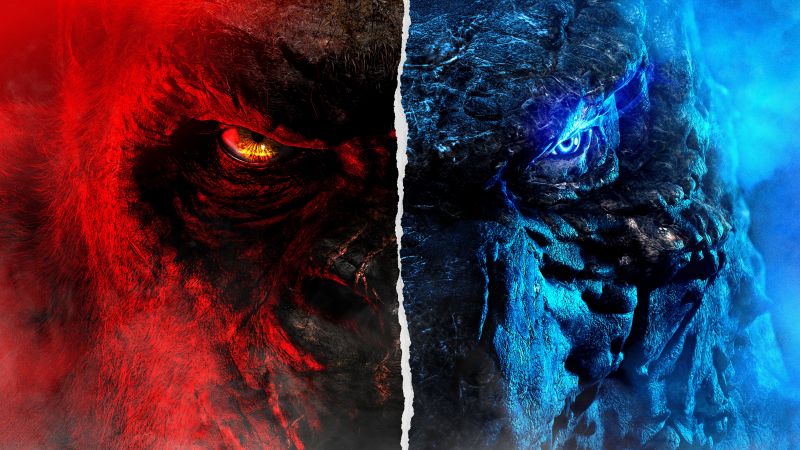 Godzilla x Kong: The New Empire, 8K, Movie poster, 5K, 2024 Movies, Wallpaper