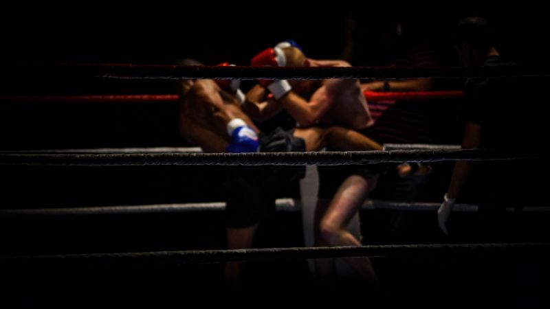 Boxing ring, Fight, Dark aesthetic, Wallpaper