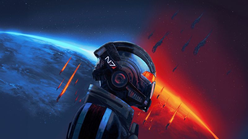 Mass Effect, N7 Armor, 5K, Wallpaper